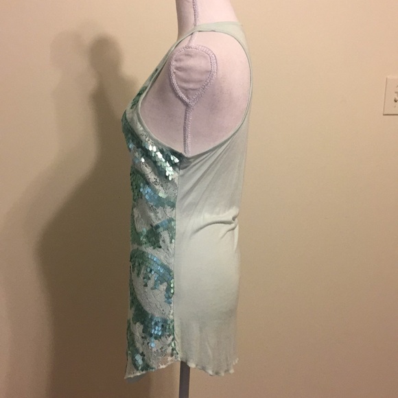 Rue 21 Racerback Tee With Sequins - Picture 2 of 6